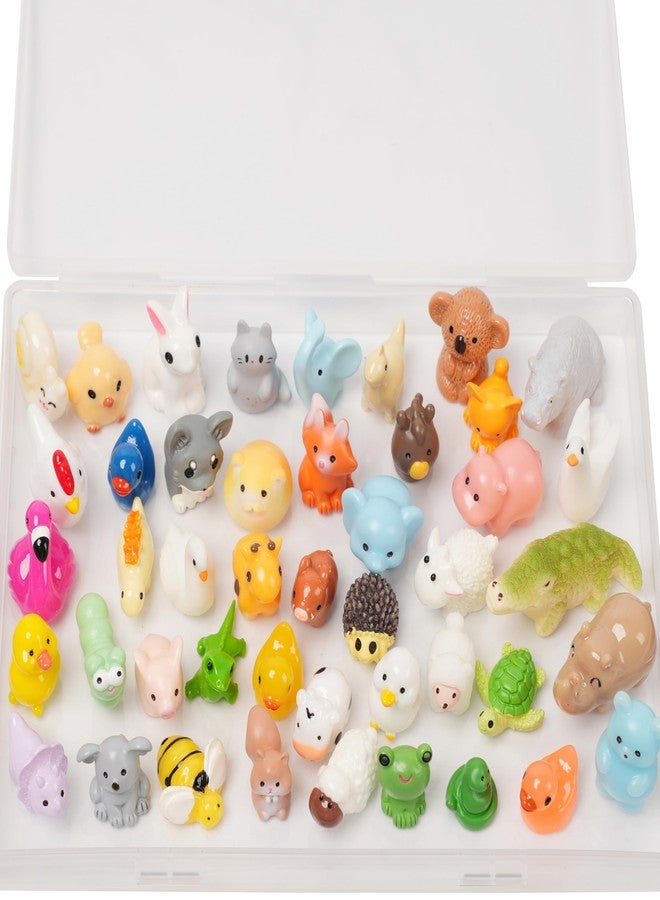 Damyda 46pcs Mini Resin Animal Styles Tiny Resin Animals - Image 2